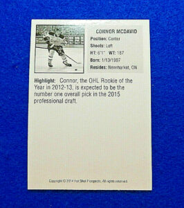 Connor McDavid card