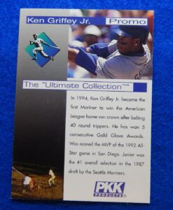 Ken Griffey Jr. promo card