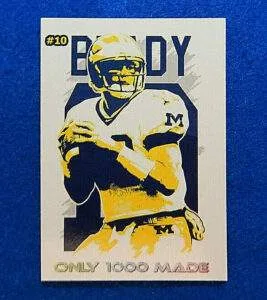 Tom Brady Michigan card