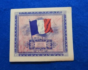 Allied Military Currency 2 French Francs Allied Military Currency 2 French Francs