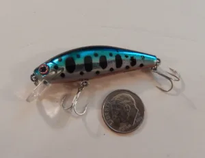 JBvalu Model JB322 1/4 oz 2.25" Minnow Rattling/Sinking Fishing Lure, 3 Treble Hooks, 3D eyes, USA Ship - JBvalu.com JBvalu Model JB322 1/4 oz 2.25" Minnow Rattling/Sinking Fishing Lure, 3 Treble Hooks, 3D eyes, USA Ship - JBvalu.com