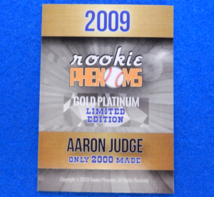AARON JUDGE Rookie Card