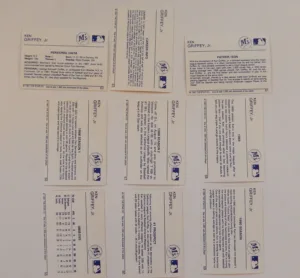 Ken Griffey Jr. Seattle Mariners promo card Ken Griffey Jr. Promo Baseball Cards Set