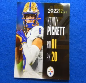 Kenny Pickett Pittsburgh Steelers Custom Card Kenny Pickett Pittsburgh Steelers Custom Card