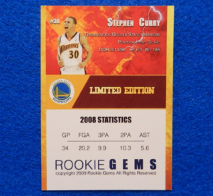 Stephen Curry Rookie Card