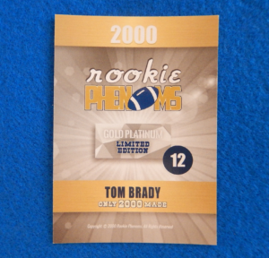 Tom Brady NFL Custom Rookie Card