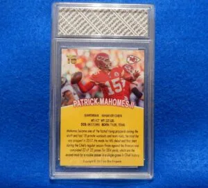 Patrick Mahomes Graded Rookie Card
