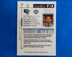 Bryce Young Rookie Football Card