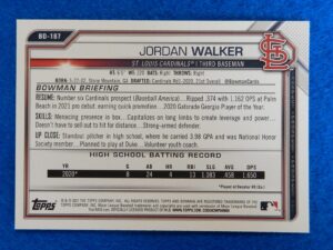 Jordan Walker Bowman Draft Rookie Card