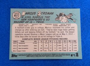 Marcus Stroman Topps Heritage Rookie Baseball Card