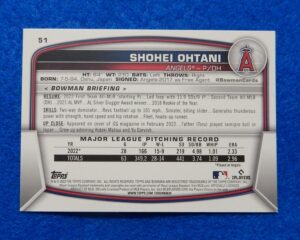 Shohei Ohtani Bowman 2023 Baseball Card
