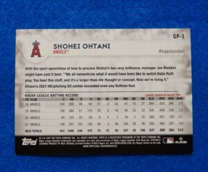 Shohei Ohtani Topps International Trading Card Day Baseball Card
