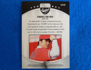 Shohei Ohtani Leaf Rookie Baseball Card