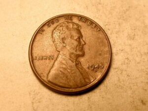 1945-D/D Lincoln Wheat Cent RPM Error Coin