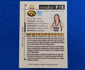 Caitlin Clark Iowa Rookie F/X Basketball Card