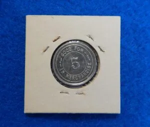 Harlan-Ridgeway Mining Coal Scrip Token Coal Scrip token - Harlan-Ridgeway Mining Company