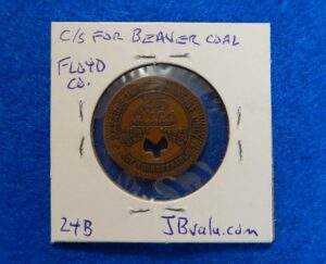 Kentucky Coal Scrip Token - C.L. Senters