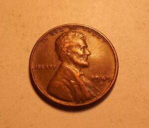 1949-D/D Lincoln Wheat Cent RPM Error Coin