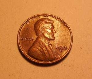 1955-D/D Lincoln Wheat Cent RPM Error Coin