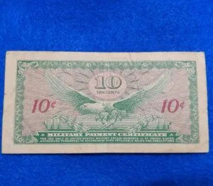 Series 641 Ten Cents Allied Military Certificate Series 641 Ten Cents Allied Military Certificate