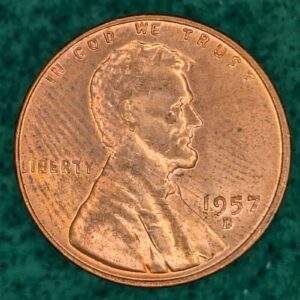 1957-D/D Lincoln Wheat Cent RPM Error Coin