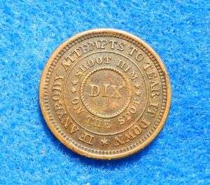 1863 Civil War Token - Shoot Him on the Spot