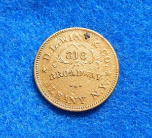 1860's Civil War Token - D.L. WING UNION FLOUR