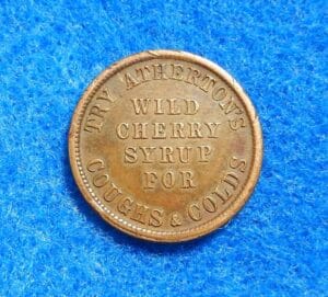 1860's Civil War Token - E.W. HALL, WHITEHALL NY