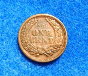 1863 Civil War Token - Not One Cent Indian Head