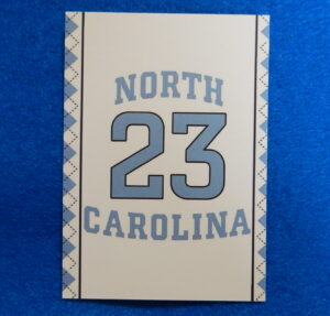 Michael Jordan Chicago Bulls rookie card MICHAEL JORDAN 1983 Sporting News Cover Promo Basketball Trading Card