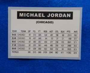 Michael Jordan Chicago Bulls rookie card Michael Jordan White Sox Rookie Baseball Card