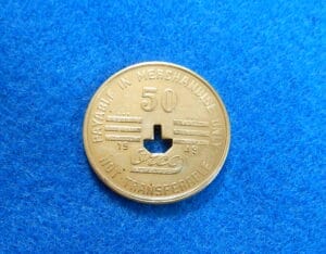 Kentucky Coal Scrip Token - C.L. Senters Kentucky Lumber Scrip Token - J.H. Asher