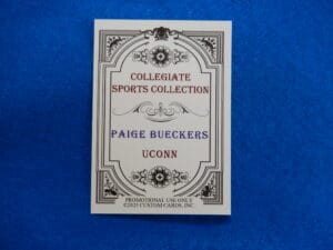 PAIGE BUECKERS, Rookie 2025 UCONN Basketball Card