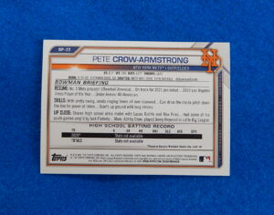 PETE CROW-ARMSTRONG 2021 Bowman Prospects Rookie Baseball Card #BP-22