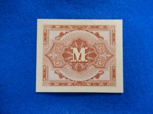 1944 1/2 Mark Germany Allied Military Currency WWII, CRISP AU