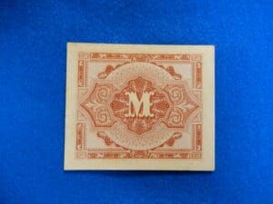 WW2 Allied Military Currency 1 Mark
