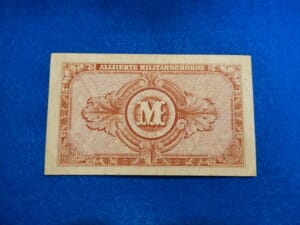WW2 Allied Military Currency 10 Mark