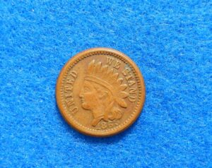 1863 Civil War ARMY & NAVY Indian Head Patriotic Token