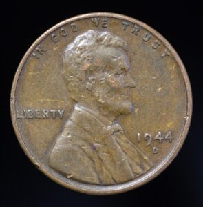 1944-D/D Lincoln Wheat Cent RPM Error Coin