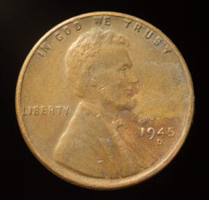 1945-D/D Lincoln Wheat Cent RPM Error Coin
