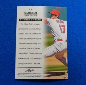Shohei Ohtani Leaf Rookie Baseball Card #37