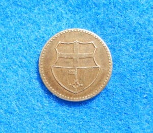 1917 NOTGELD/KRIEGSGELD City of Linz Germany 10 Pfennig Original WWI Iron Coin