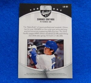 SHOHEI OHTANI 2023 Leaf Dodgers Baseball Card #LB-01