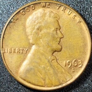 1963-D/D Lincoln Cent RPM Error Coin