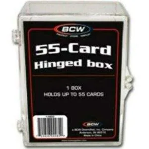 BCW trading card storage box lot of 4
