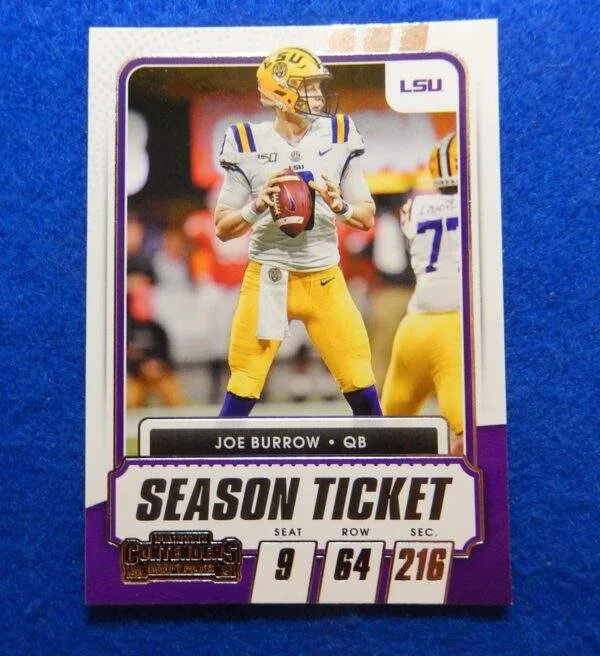 Joe Burrow Panini Rookie Card