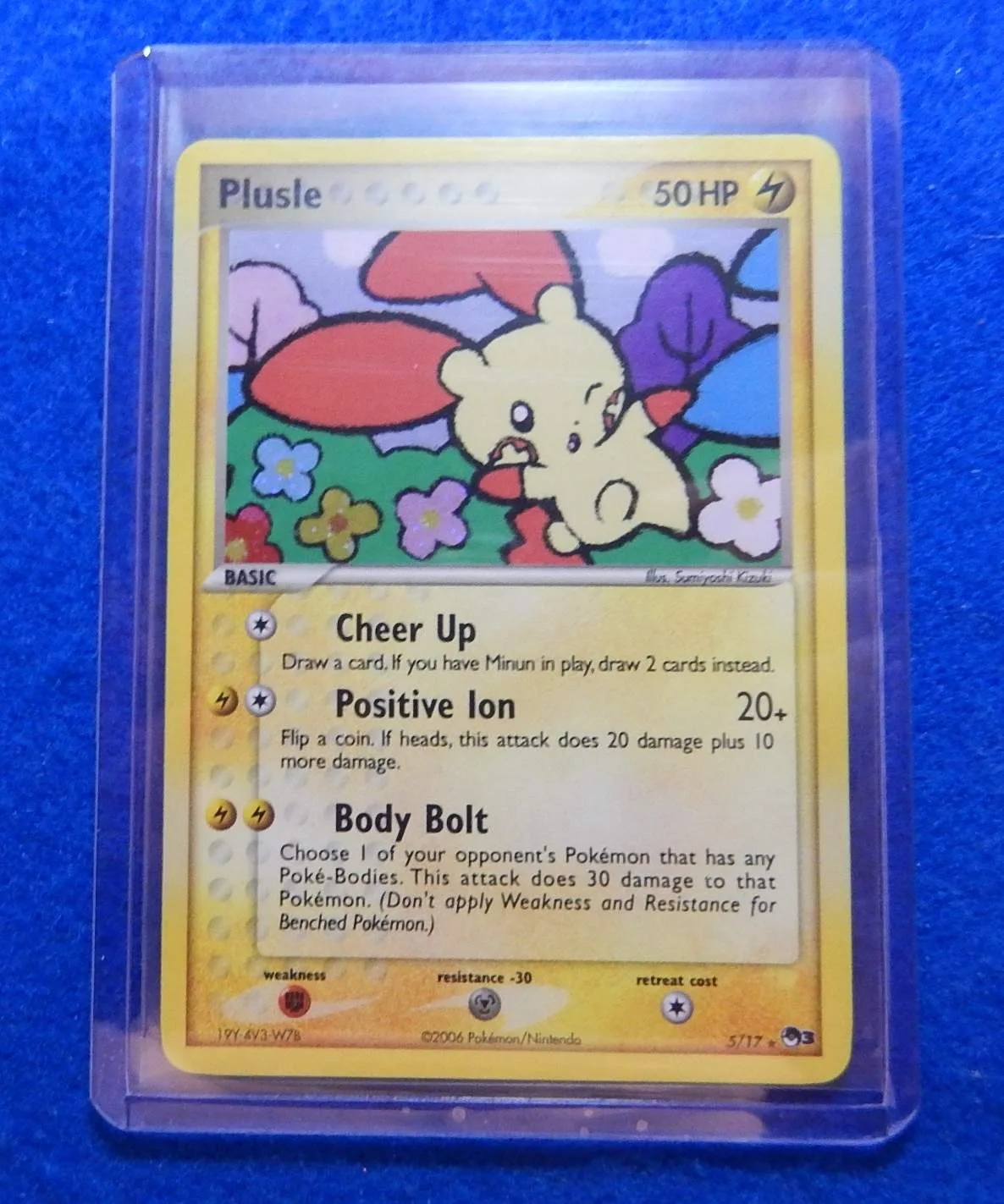 PLUSLE Pokemon card