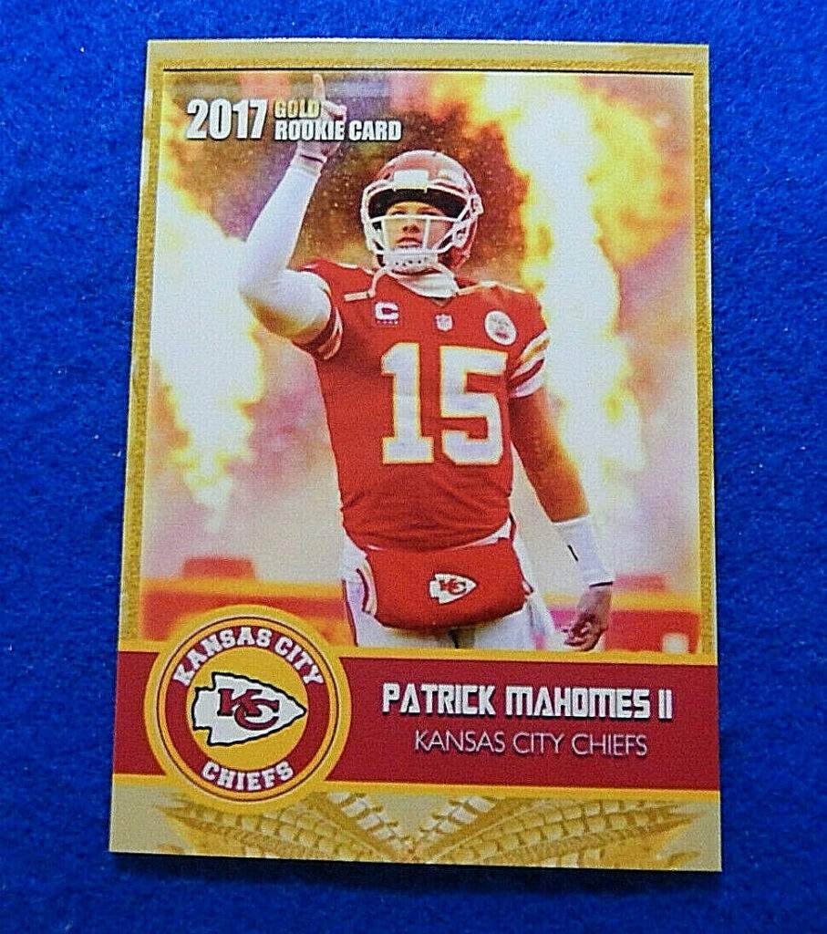 PATRICK MAHOMES Kansas City Chiefs ACEO 2017 NFL Draft Rookie