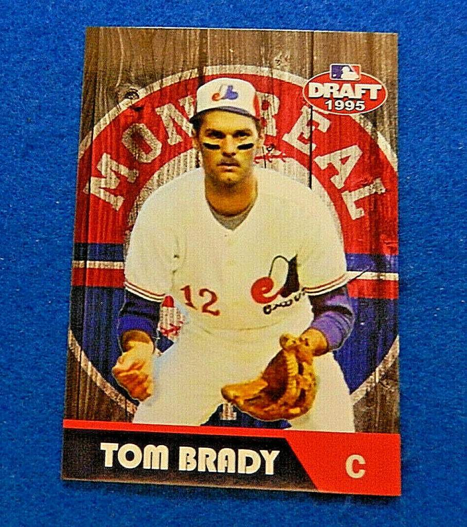 Tom Brady Custom Two Card Rookie Lot Montreal Expos 