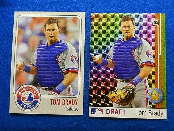 Tom Brady Montreal Expos card